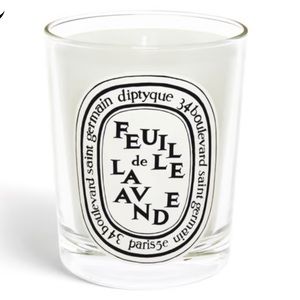 DIPTYQUE FEUILLE DE LAVANDE / LAVENDER LEAF CANDLE - Brand New Unopened Box